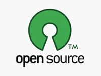 Logotyp för Open source